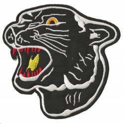 Aufnäher Patch Bügelbild  schwarzer Panther