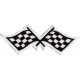 Iron-on Patch racing flags