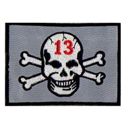 Iron-on Patch Danger skull