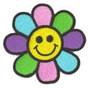 Iron-on Patch smiley flower
