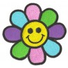 Parche termoadhesivo smiley flower