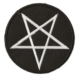 Iron-on Patch Pentacle Satan