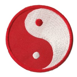 Aufnäher Patch Bügelbild yin yang