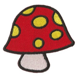 Patche écusson thermocollant Champignon