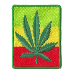 Iron-on Patch Ganja Ying Yang