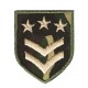 Iron-on Patch military rank army