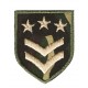 Iron-on Patch military rank