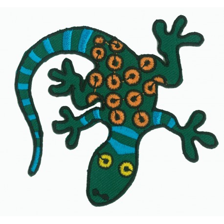Patche écusson thermocollant Lézard Gecko