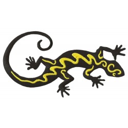 Aufnäher Patch Bügelbild Salamander Gecko