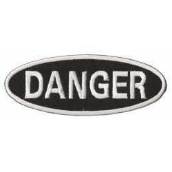 Iron-on Patch Danger