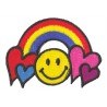 Iron-on Patch Smiley Rainbow