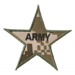 Aufnäher Patch Bügelbild Army Star