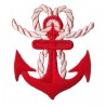 Toppa  termoadesiva ancoraggio Navy