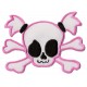 Parche termoadhesivo Lady Pink Skull