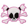 Iron-on Patch Lady Pink Skull