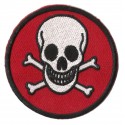 Iron-on Patch Danger skull