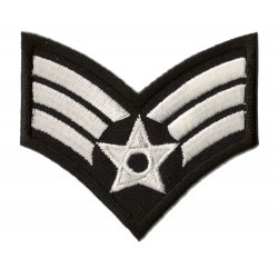 Aufnäher Patch Bügelbild militärischen Rang Armee