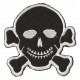 Iron-on Patch Danger skull