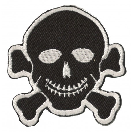 Iron-on Patch Danger skull