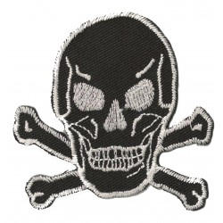 Iron-on Patch Danger skull