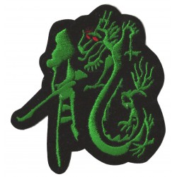 Patche écusson thermocollant Dragon Vert