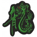 Parche termoadhesivo Dragon verde