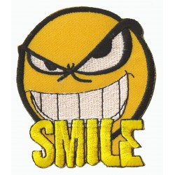 Iron-on Patch Smiley Smile