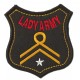 Aufnäher Patch Bügelbild Lady Army