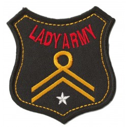 Patche écusson thermocollant Lady Army