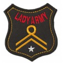 Aufnäher Patch Bügelbild Lady Army