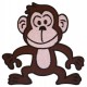 Iron-on Patch Monkey