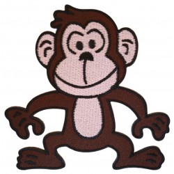 Toppa  termoadesiva scimmia