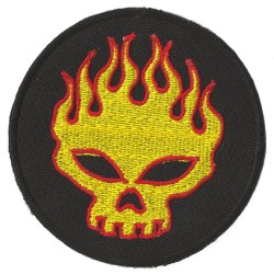 Patche écusson thermocollant Fire Skull