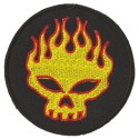Patche écusson Fire Skull