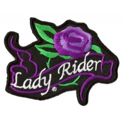 Aufnäher Patch Bügelbild Lady Rider