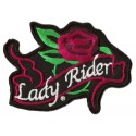 Patche écusson Lady Rider motarde