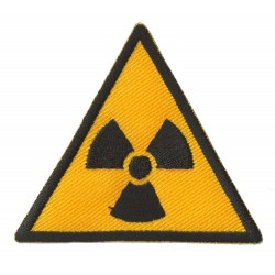 Toppa  termoadesiva radioattività