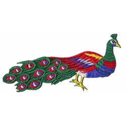 Iron-on Patch peacock phoenix