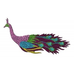 Iron-on Patch peacock phoenix