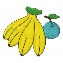 Aufnäher Patch Bügelbild Früchte Banane