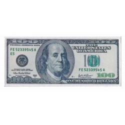 Parche termoadhesivo US Dollar Billete de 100 dólares