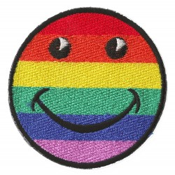 Aufnäher Patch Bügelbild Smiley