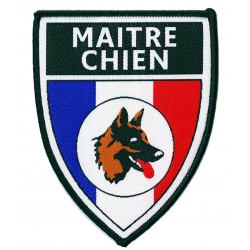 Patche écusson thermocollant Maitre Chien sécurité