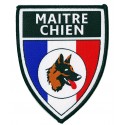 Patche écusson Maitre Chien sécurité tissé
