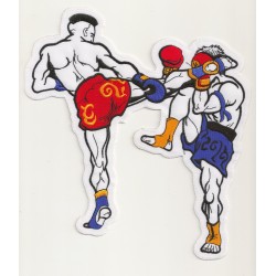 Aufnäher Patch Bügelbild Muay Thai