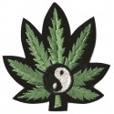 Patche écusson thermocollant Ganja Ying Yang