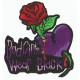 Aufnäher Patch Bügelbild Bad Girls Wear Black