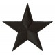 Iron-on Patch black star