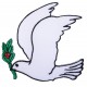 Iron-on Patch Dove Peace