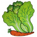 Patche écusson thermocollant légumes salade